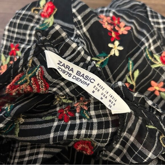 Zara embroidery top M - Picture 8 of 9